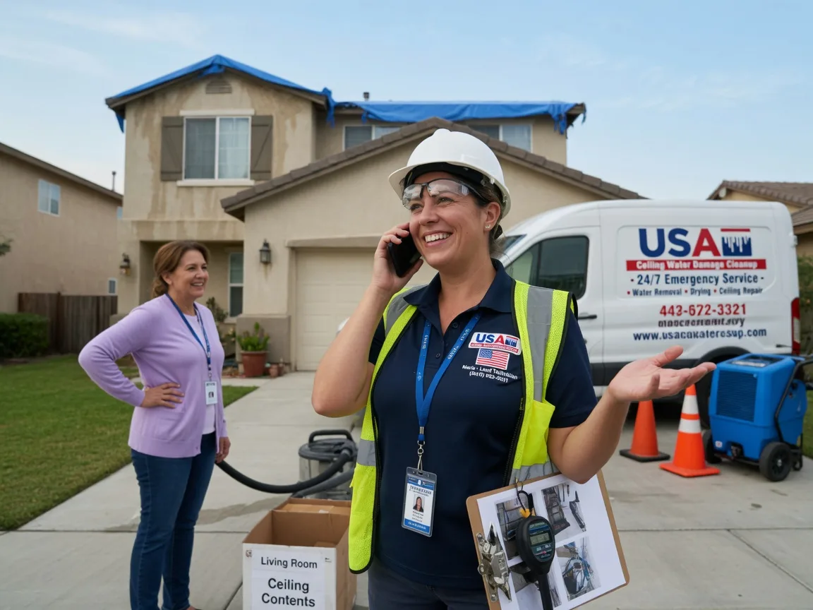 Ceiling Water Damage Restoration Quinton, OK FAQs