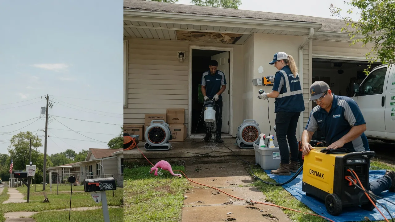 Storm Damage Water Removal in Quinton, OK near me